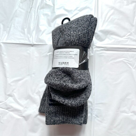 3 Pairs VANS Sport OFF THE WALL CREW Cotton Sock Mens 6.5-9 M Streetwear Gray - Picture 5 of 6